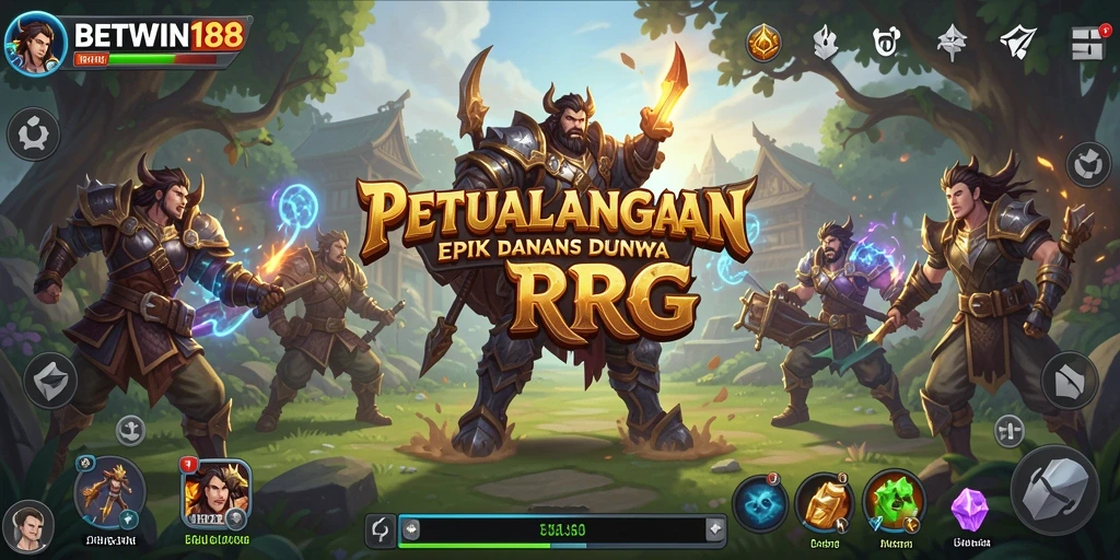 Tampilan gameplay RPG BETWIN188 yang menakjubkan dan mendalam.