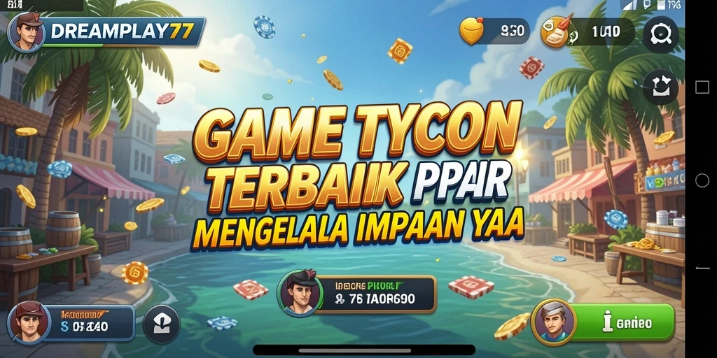 Tampilan gameplay <strong>DREAMPLAY77</strong> yang dinamis dan menarik dalam dunia Tycoon.