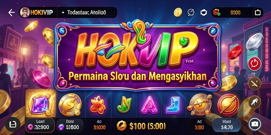 Tampilan gameplay HOKIVIP yang menegangkan dan penuh warna.