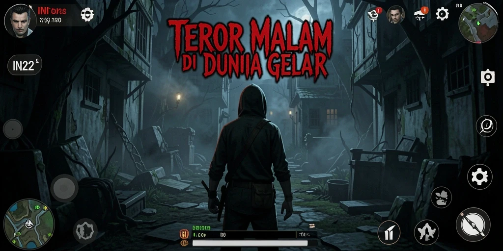 Tampilan gameplay IN22 yang menegangkan dan menyeramkan.