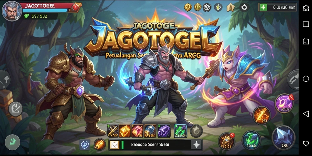 Tampilan menarik dan seru dari gameplay JAGOTOGEL.