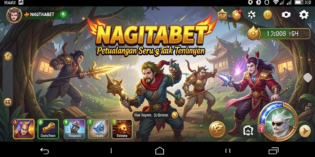 Tangkapan layar gameplay NAGITABET yang menampilkan aksi petualangan yang seru.