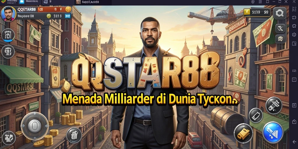 Screenshot utama QQSTAR88 menunjukkan gameplay yang menarik dan dinamis.