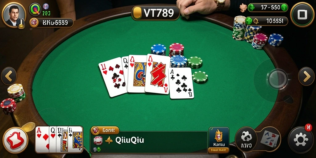 Screenshot gameplay QiuQiu dari VT789 yang seru.